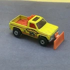 Vintage 1979 Hot Wheels Speedy Removal Snow Plow Chevy PU Truck Yellow Hong Kong