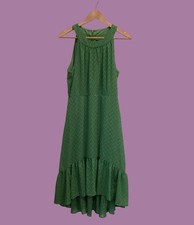 Womens Tommy Hilfiger Green High Low Dress Sz 10