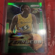 2020 Panini Prizm WNBA Fearless Green Prizm Natasha Howard #18 et6