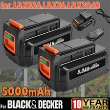 40 Volt for Black and Decker 40V 5.0Ah Max Lithium Battery LBX1540 LBXR36 LBX36