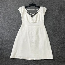 RVCA Tess Mini Dress Women's Size S/8 White