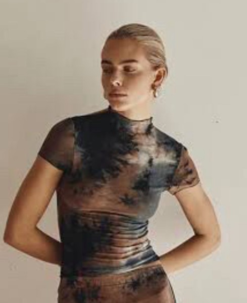 DISSH XS Tie Dye Top tee Stretchy 