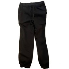 Original Black Cuffed Ankle Cargo Joggers XL