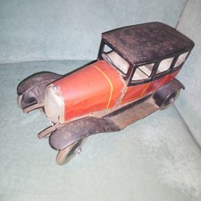 Jouet ancien jep  voiture 26cm en tôle tin toy vintage