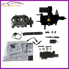 New Universal Hydro-boost Hydraulic Brake Booster Kit Chrome Master Disc Disc