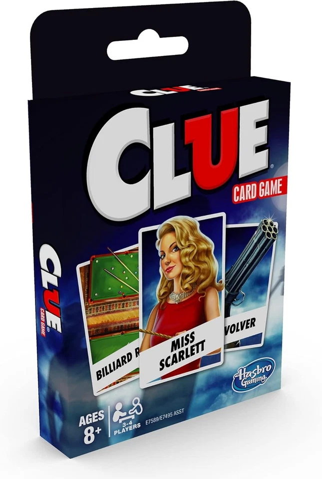 Hasbro Gaming Clue Card Game, 3-4 Player Strategy Game - Image 4 of 4