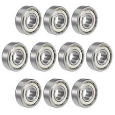 6000ZZ Deep Groove Ball Bearing 10x26x8mm Double Shield Chrome Bearings 10pcs