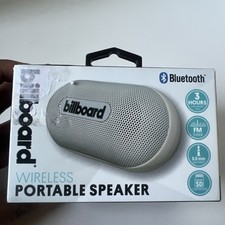 Billboard BB142 Wireless Mini Bluetooth Portable Speaker - White NIB BRAND NEW