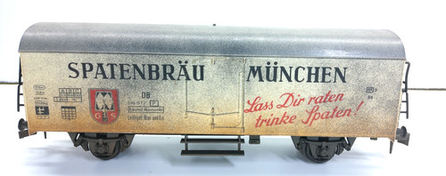 Lima Spur 0 gedeckter Güterwagen 516 972 "Spaten Bräu" - DB - ohne OVP # 6277 | Zustand: Gebraucht