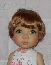 Global TODDLER Doll Wig SIZE 9/10 STRAWBERRY Short Straight Hair Full Cap NWT
