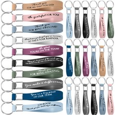 30 Pcs Thank You Gifts bulk Keychains Employee appreciation,