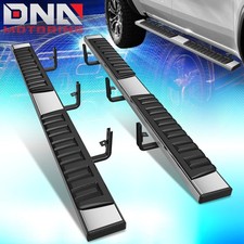 Estriberas planas con barra de escalones laterales de 6,75" para Colorado/Canyon 2015-2025 doble cabina