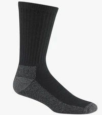 Wigwam At Work Crew Socks 51381 Men's Socks 3 Pack Black Large