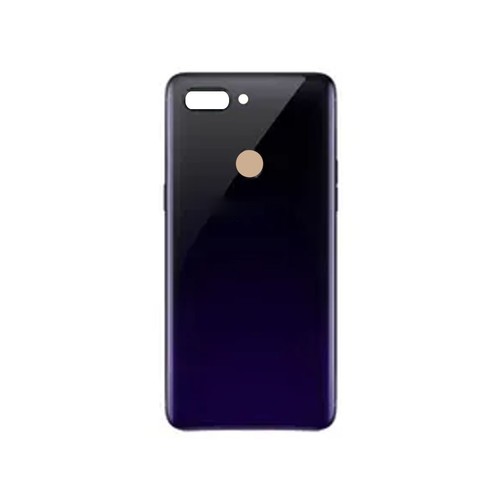 Vitre Arrière (cache Batterie) Avec Adhésif Pour Oppo R15 Pro - Noir, Neuf