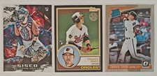 LOT (3) BALTIMORE ORIOLES CHANCE SISCO RC ROOKIE BLACK BORDER /299