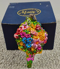 Retired Christopher Radko Breast Cancer 6" Flower Bouquet Ornament Signed 2005 — photo 2