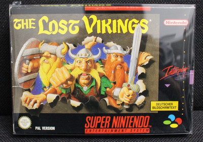 The Lost Vikings SNES Super Nintendo OVP ohne Anleitung guter Zustand getestet