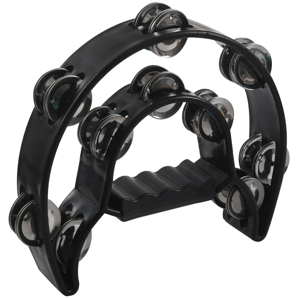 Compact Half Music Tambourine Percussion Tamborine Drum U3O47695 - Bild 3 von 4