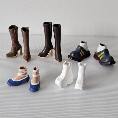 Barbie My Scene 5 Pairs of SHOES HEELS ONLY Replacement Lot for Doll 