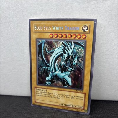 YUGIOH Blue-Eyes White Dragon BPT-009 Secret Rare Unlimited VLP Super Clean