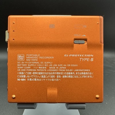 Sony MZ-N910 MD WALKMAN Orange Fully Tested Working | eBay