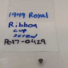 Royal Quiet De Luxe Typewriter Ribbon Cup Screw 1949 FREE SHIPPING thumbnail