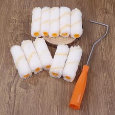 11pcs/Set Paint Roller Set Long Reach Radiator Handle Frame And Sleeves