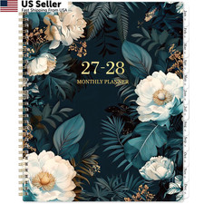 2027-2028 Monthly Planner - 2-Year 9" x 11", Blue