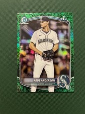 2025 Bowman Draft - Chrome Kade Anderson #BDC-3 Green Grass Refractor /99 (RC)