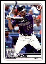 Nolan Arenado 2020 Bowman #33 Rockies MLB READ FREE SHIPPING AutographDen