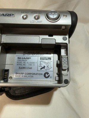Sharp Viewcam Z VL-Z500E-T MiniDV Camcorder w Battery Untested No Charger AS-IS