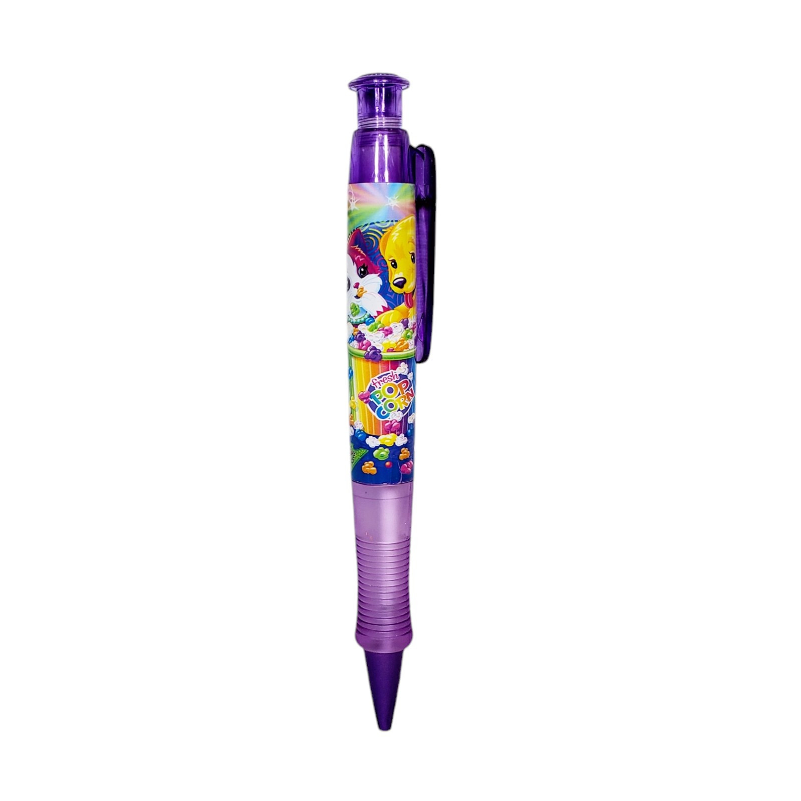 Lisa Frank Jumbo Pen Casey & Twilight Star Puppy Vintage Rainbow