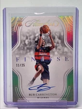 BUB CARRINGTON 2024-25 FLAWLESS FINESSE ROOKIE AUTOGRAPH RC AUTO 11/25