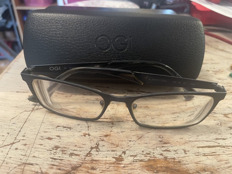 OGI EVOLUTION 4327 2322 Metallic BLUE EYEGLASSES GLASSES TITANIUM 54-17-150mm