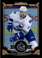2015-16 O-Pee-Chee Rainbow Black Brad Richardson 006/100 Vancouver Canucks #97