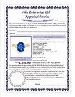 GENUINE 3.65 Cts ROYAL BLUE TOPAZ & DIAMOND RING 10K GOLD - Free Certificate — photo 7