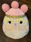 Lot of 2 Squishmallows Squish-Doos Plush Beebz Cheetah 10” & Purple Seal 12” GUC — photo 2