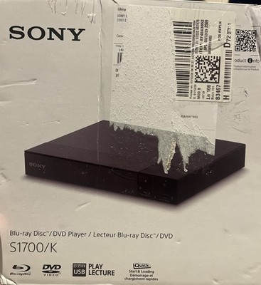 Sony BDP-S1700K Blu-ray DVD Player, Full HD Playback (USED). FREE SHIPPING