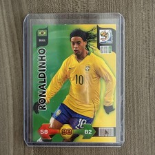 SOUTH AFRICA WORLD CUP 2010 ADRENALYN PANINI - RONALDINHO BRAZIL TRADING CARD