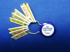 Disabled Vets DVA Illinois Key Chain License Plate tags 1966 + 1970s Lot — photo 1