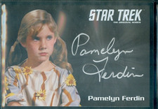 Star Trek Original Series 50th Anniversary  Pamelyn Ferdin Silver Autograph Card