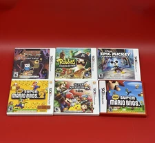 Lot of 6 Nintendo 3DS / Nintendo DS EMPTY Replacement Cases w/Inserts & Manuals