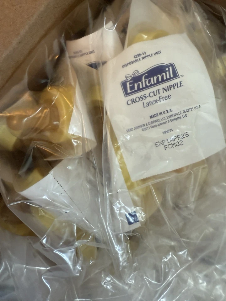 Anillo amarillo 50 pezones Enfamil corte cruzado pezón suave libre de látex ¡ENVÍO GRATUITO! Foto 2 de 2