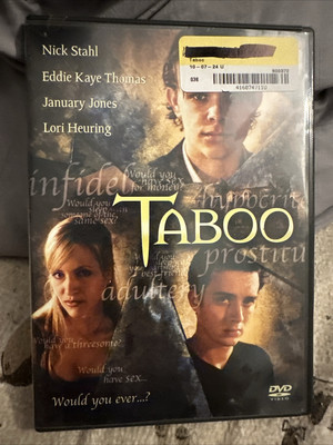 TABOO DVD ANUARY JONES Nick Stahl LORI HEURING GAME OF SEDUCTION