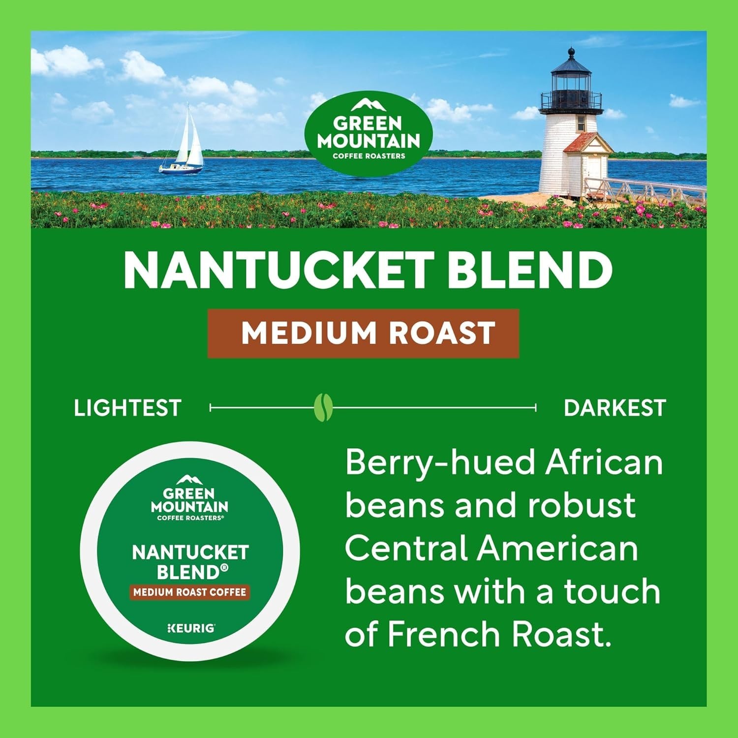 Green Mountain Nantucket Blend K-Cup Pods 96 Ct Medium Roast Coffee