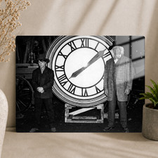 Listing image for Back To The Future Doc Marty Metal Sign Wall Poster Personalised Gift Plaque