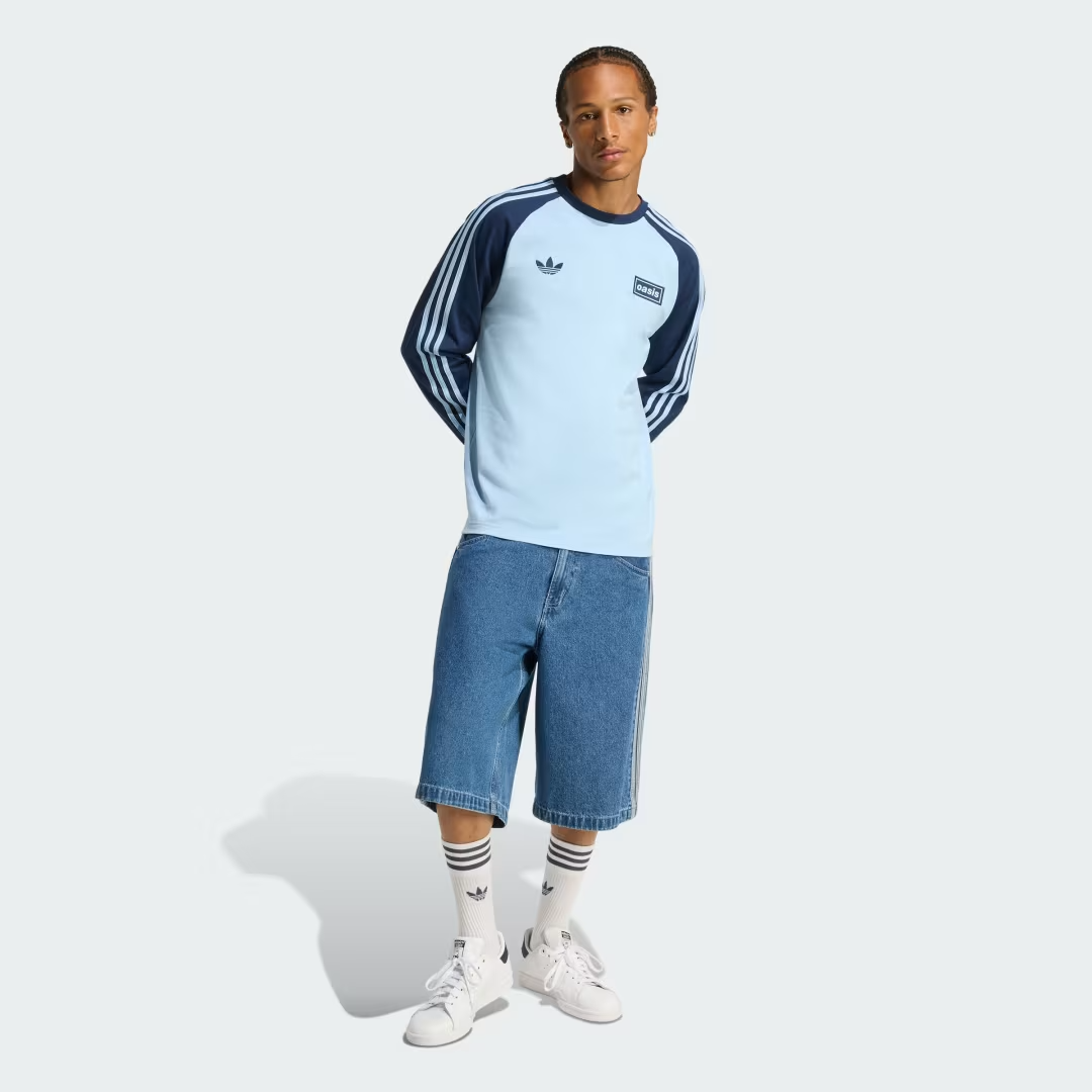 adidas X Oasis Originals Men Tour 3-Stripes Long Sleeve T-shirt