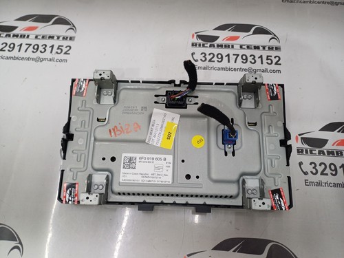DISPLAY SCHERMO MULTIFUNZIONE GPS NAVIGATORE SEAT IBIZA 2021 6F0919605B SD2 - Foto 16 di 23