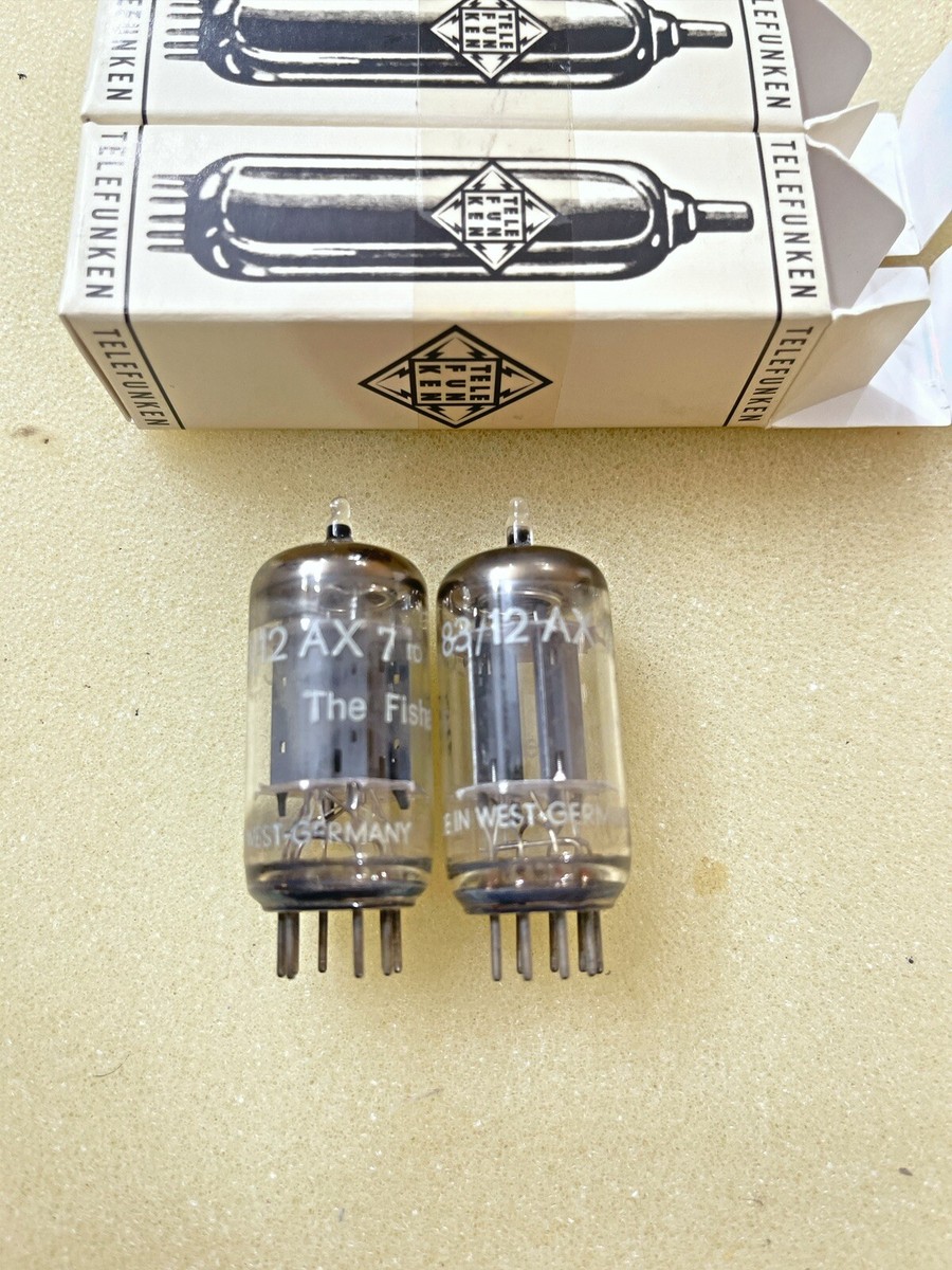 真空管ECC81 TELEFUNKEN ダイヤマーク 4本