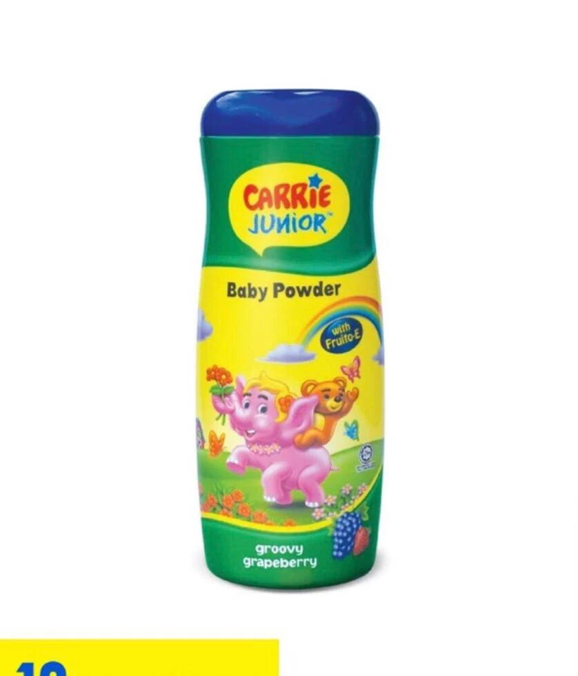 Baby Powder Carrie Junior Fresh Groovy Graspberry (450g) - Nourishes Kid's Skin